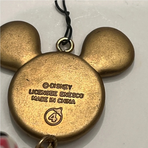 VINTAGE Mickey Mouse “Bundle of Joy” Enesco Treasury of Christmas Ornament 1990s - Picture 12 of 16